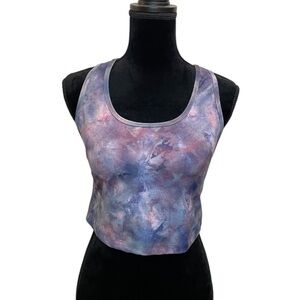 Evolution and Creation Multicolor Tie-Dye Crop Top Sports Bra